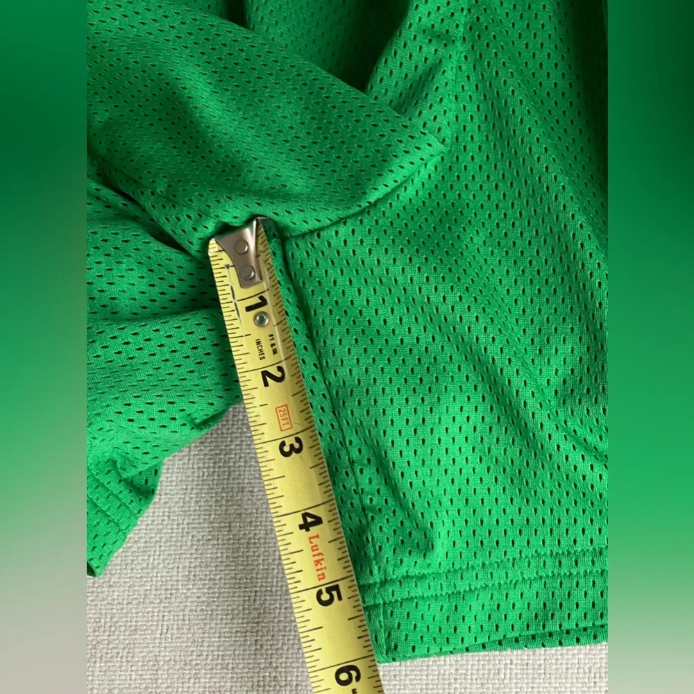 Men’s Nike College Dri-FIT Shorts Oregon Knit Mesh In Apple Green/White Size XXL